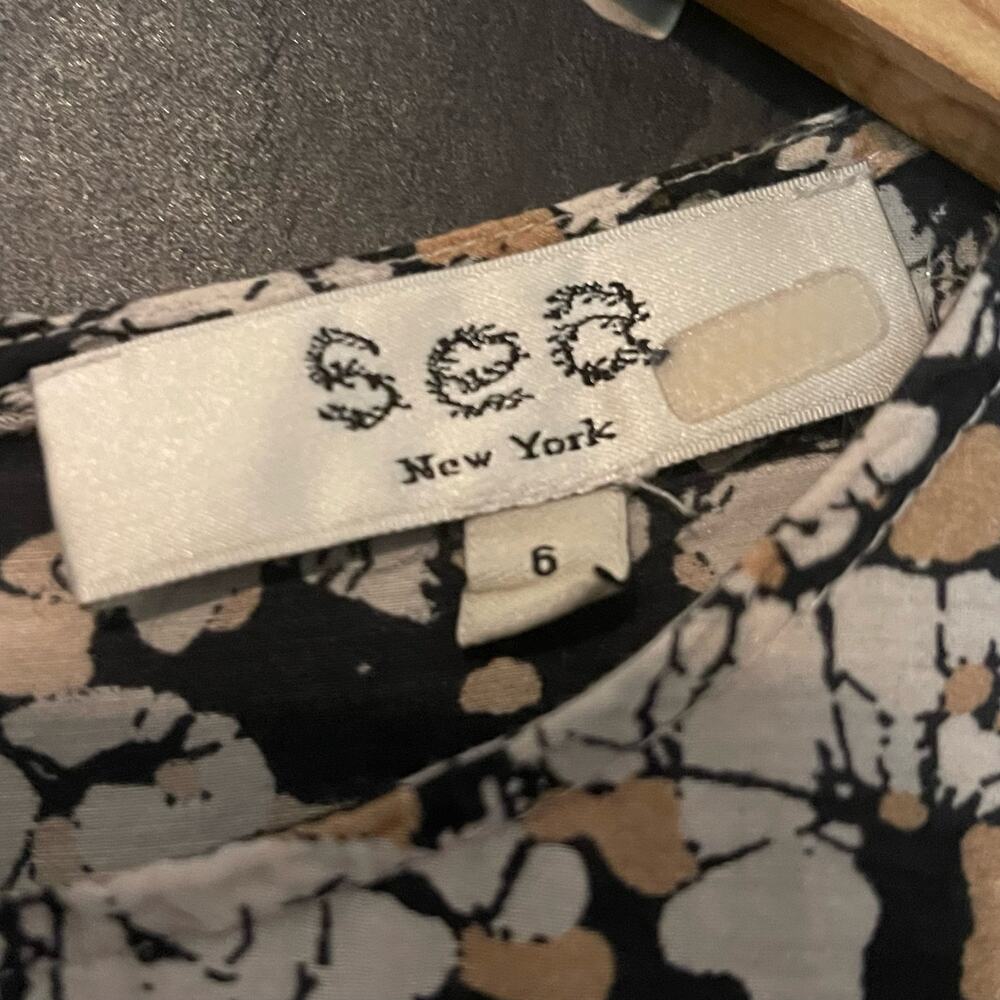 Sea‎ New York Borealis Puff Sleeve Dress Size 6 - Picture 6 of 8